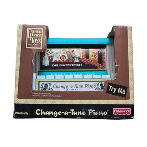 FISHER-PRICE Song Piano Classic Toy 2010 The Muffin Man NEW IN BOX READ